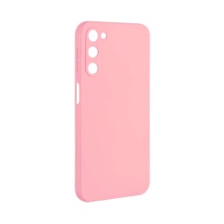 Funda de Silicona con Marco de Cámara para Samsung Galaxy S23 Plus ​Rosa